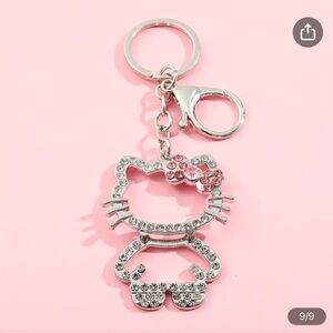 Hello Kitty Rhinestone Keychain